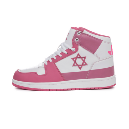 Air Maccabees & Jonah Platt Collaboration High Top (Pink)