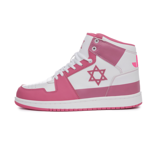 Air Maccabees High Top featuring Jonah Platt Collaboration (Pink)