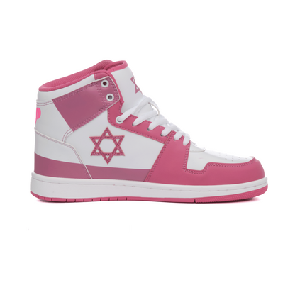 Air Maccabees & Jonah Platt Collaboration High Top (Pink)